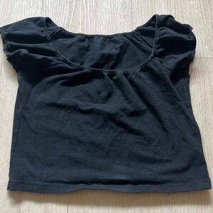 Brandy Melville black crop top
